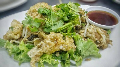 กะเพาะปลาผัดแห้ง