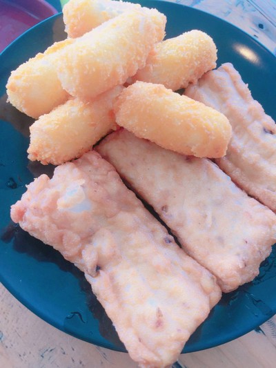 เครปชีส&เต้าหู้ปลาหมึก