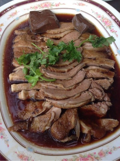 เมนูของร้าน เจริญรัถเป็ดพะโล้