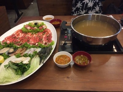 เมนูของร้าน Shabu Indy โอสแควร์ ศรีนครินทร์