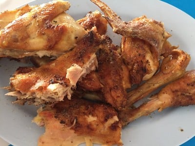 ไก่ย่างระเบียบ เขาสวนกวาง ในเมือง