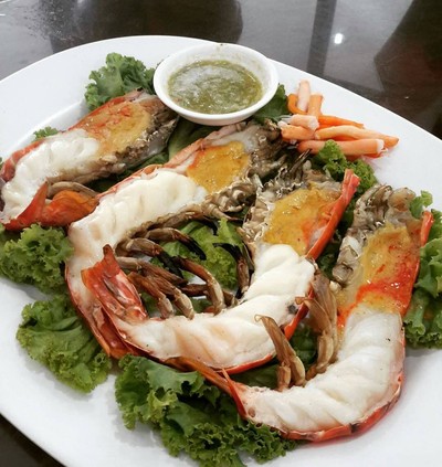 กุ้งใหญ่เผา