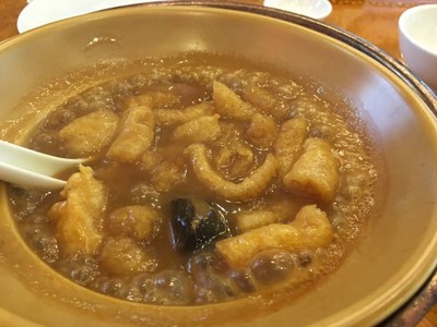 กระเพราะปลา น้ำซุปเข้มข้นอร่อยมากที่เล็ก300฿