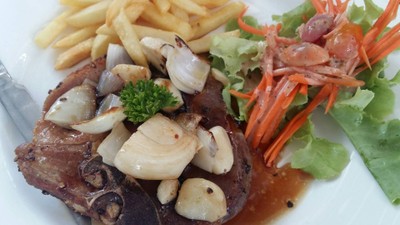 สเต็กหมู 250฿