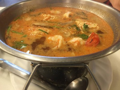 ต้มยำกุ้งก้ามกราม(น้ำข้น)