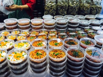 เมนูของร้าน น้ำพริกบ้านย่า  อ.ต.ก.