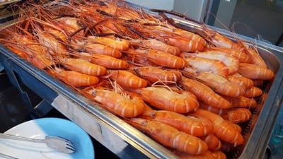 กุ้งใหญ่เผา