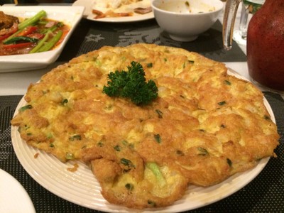 ไข่เจียวกุ้งสับ