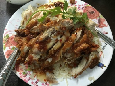 ข้าวมันไก่ผสม