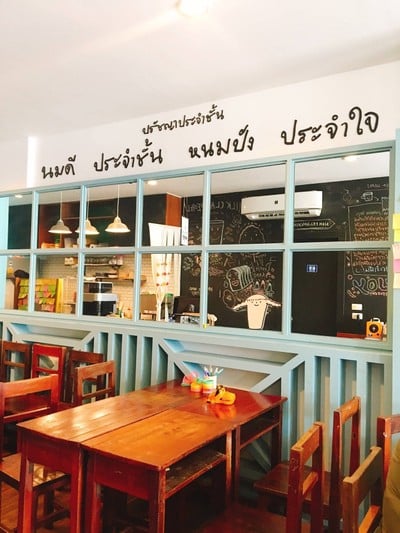 บรรยากาศ นมประจำชั้น เวนิส ดี ไอริส