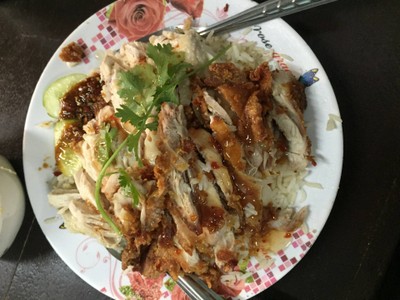 ข้าวมันไก่ผสม