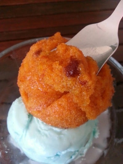 มะยม เนื้อประมาณ granita + sorbet