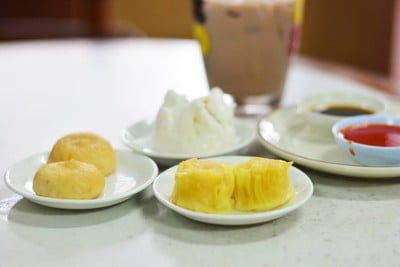 เมนูของร้าน ติ่มซำ ถนนดีบุก