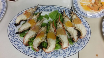 กุ้งใหญ่เผา