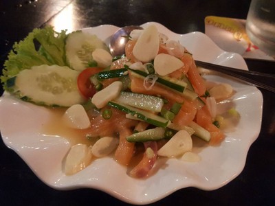 ยำปลาแซลม่อน