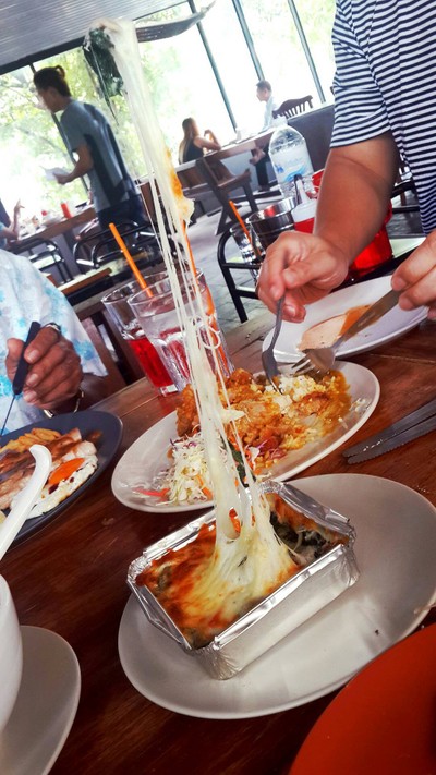 ผักขมอบชีส ยืดดดดดด ให้สี่ดาว