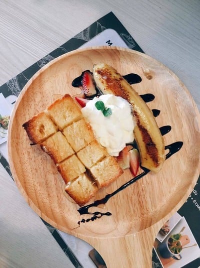 เมนูของร้าน WORK cafe'