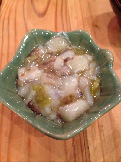 ปลาหมึกดองวาซาบิ