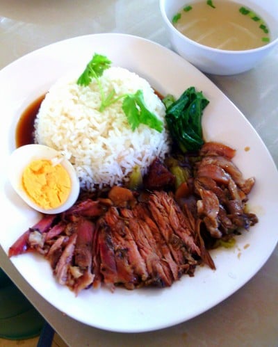 เมนูของร้าน ไห่หนานข้าวมันไก่