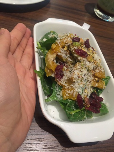 Spinach, Roasted Pumpkin & Butternut Squash