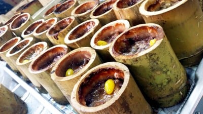 เมนูของร้าน ข้าวหลามแม่เผื่อ มีสาขาเดียว