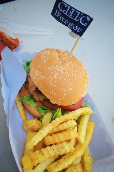 ชิคเบอร์เกอร์หมู