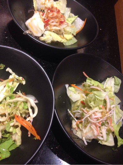 สลัดต่างๆ สั่งมาเยอะมาก 555