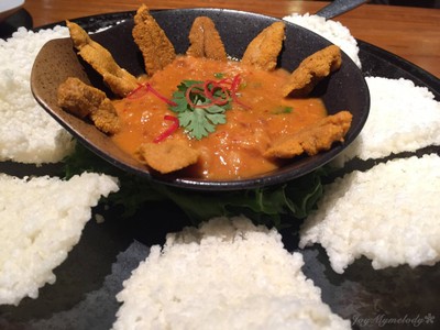 ข้าวตังหน้าตั้งไข่หอยเม่น