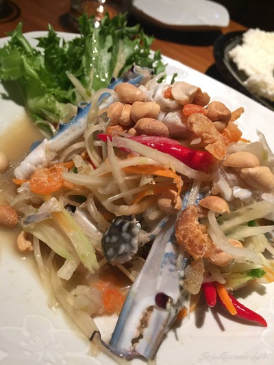 ส้มตำปูม้าดอง