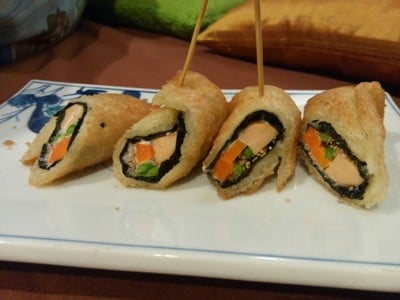 ขนมที่ยกมาให้ทานถึงห้องค่ะ