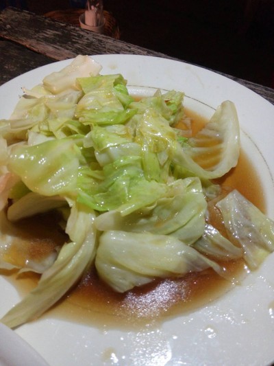 กะหล่ำปลีผัดน้ำปลา