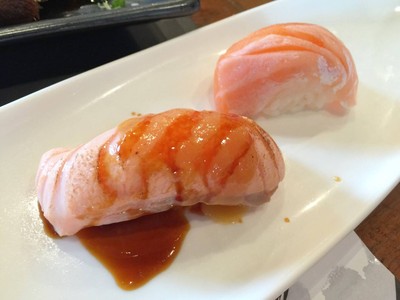 salmon sushi