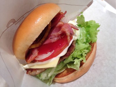 Bacon Pork Cheese Burger