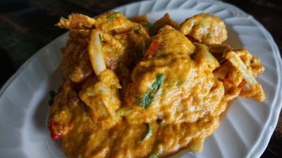 เมนูของร้าน ครัวพ่อกำนัน ซีฟู้ด