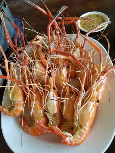 กุ้งเผา