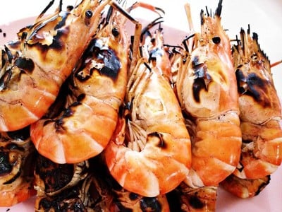 กุ้งเผาแม่ทองชุบ