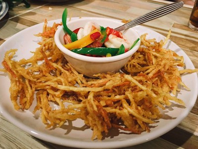 ส้มตำมันฝรั่ง