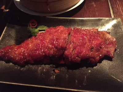 Barbecue Pluma Iberico Pork, Yellow Mountain Honey