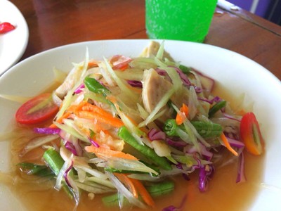 ส้มตำหมูยอ 45฿