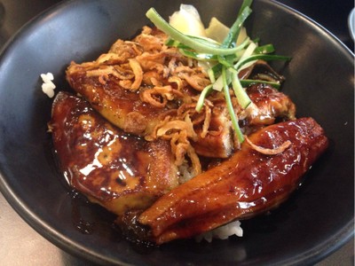 ข้าวหน้าปลาไหล+foie gras