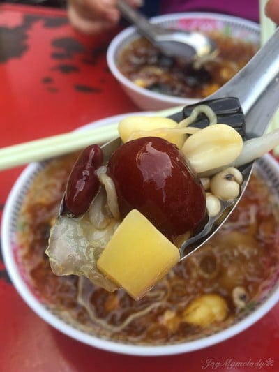 เมนูของร้าน หมี่หวานเจ๊หมวย