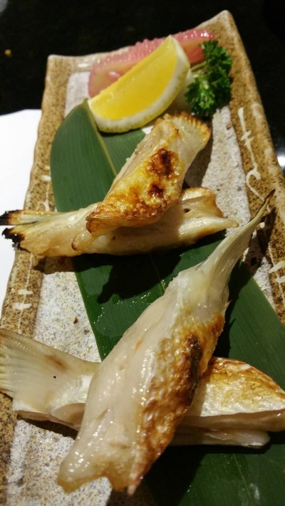 ท้องปลาแซลมอลย่างเกลือ