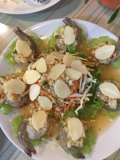 กุ้งแช่น้ำปลา