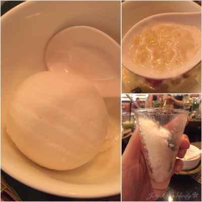 ไอศกรีมกะทิสด พร้อมเครื่องเคียง