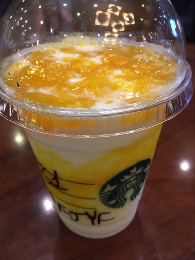 Mango Fruity Jelly Yogurt Frappuccino