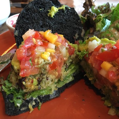 Broccoli Quinoa Charcoal Burger