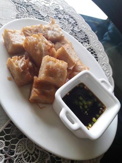 เผือกเต๋าทอด