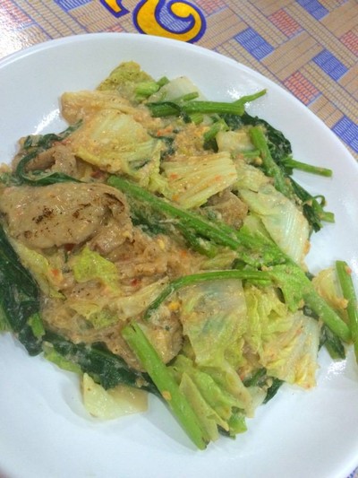 สุกี้แห้งหมู 50฿ เองค่ะ