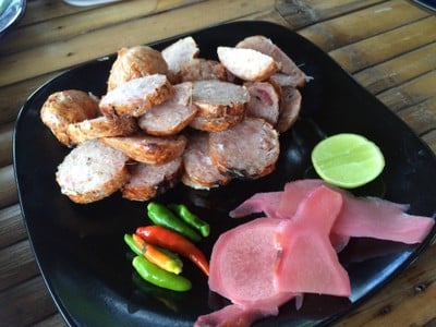 ส้มตำถาดบ้านสวน ปาย