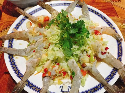 กุ้งแช่น้ำปลา